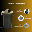 In-Ground Well Modern Lighting Fixtures with Brass Cover (Half Moon)