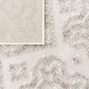 In- & Outdoor Rug Marrakesh High/Low Effect Trellis in Cream