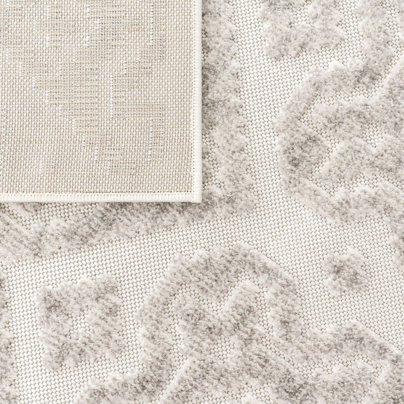 In- & Outdoor Rug Marrakesh High/Low Effect Trellis in Cream