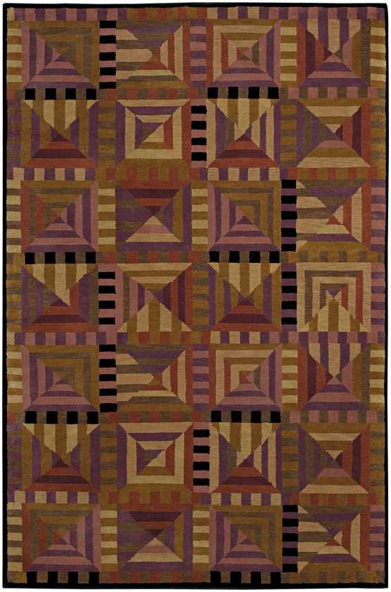 Helen Modern Dark Brown Area Rug