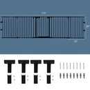 115 Inch Length 5 Panel Adjustable Wide Fireplace Fence by LJGDeals