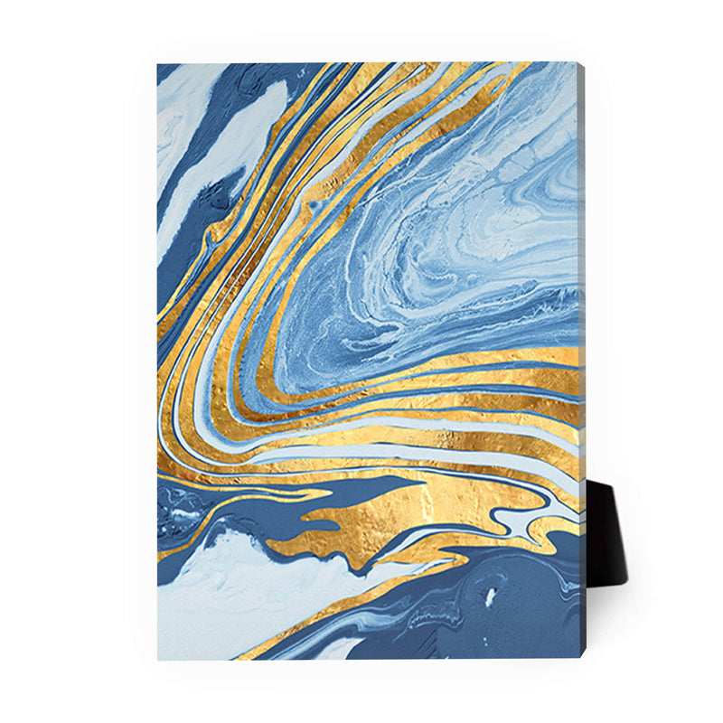 Indigo Flow B Desktop Canvas