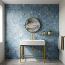 Patchwork Textured Subway Marble Tiles 4x12
