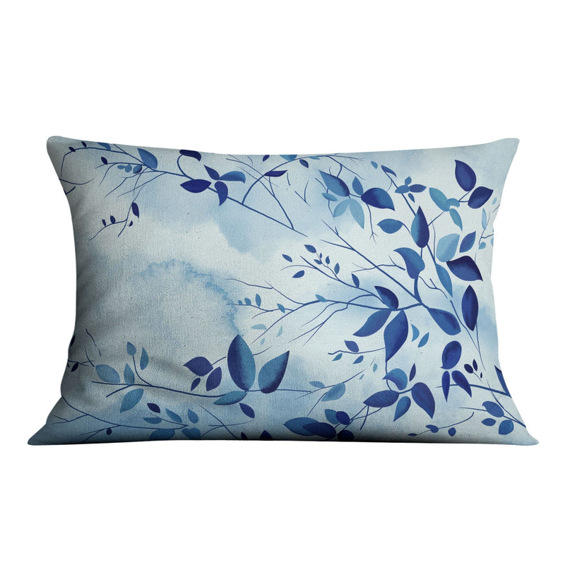 Indigo Leaves Cushion