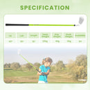Individual Gold Club for Boys and Girls with Fiberglass Shaft and Headcover by LJGDeals