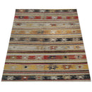 Indoor & Outdoor Rug Ethnic Cream Red Yellow
