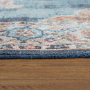 Indoor & Outdoor Rug For Patio, Oriental Look In Blue
