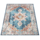 Indoor & Outdoor Rug For Patio, Oriental Look In Blue
