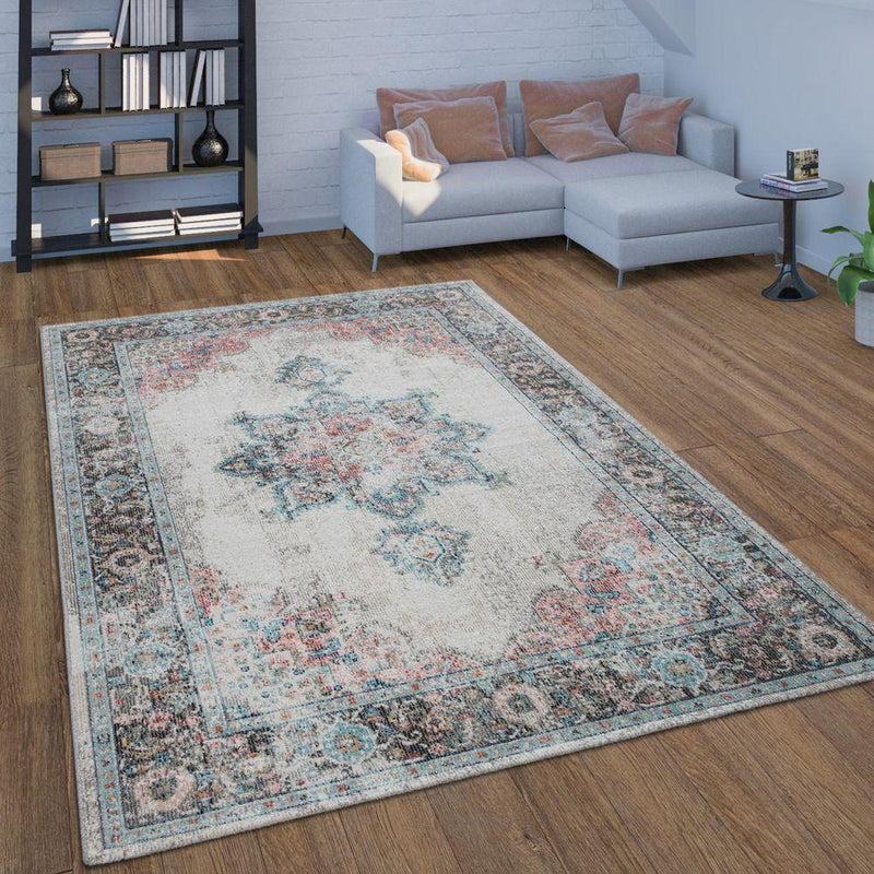 Indoor & Outdoor Rug for Patio, Oriental Pattern In Beige