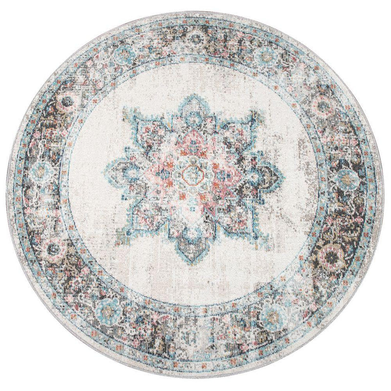 Indoor & Outdoor Rug for Patio, Oriental Pattern In Beige
