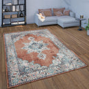 Indoor & Outdoor Rug For Patio, Oriental Pattern In Red