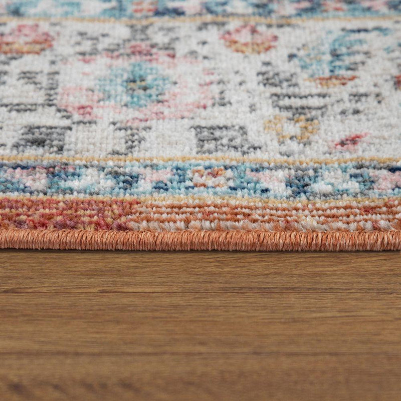 Indoor & Outdoor Rug For Patio, Oriental Pattern In Red