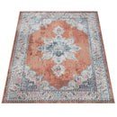 Indoor & Outdoor Rug For Patio, Oriental Pattern In Red