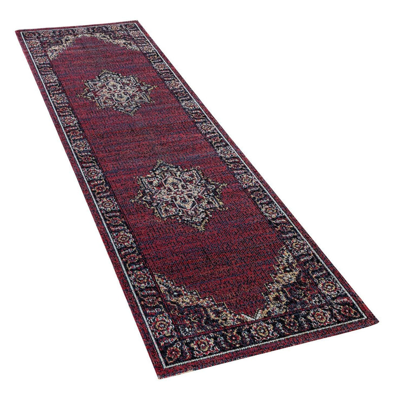 Indoor & Outdoor Rug Oriental Look Bordeaux Red