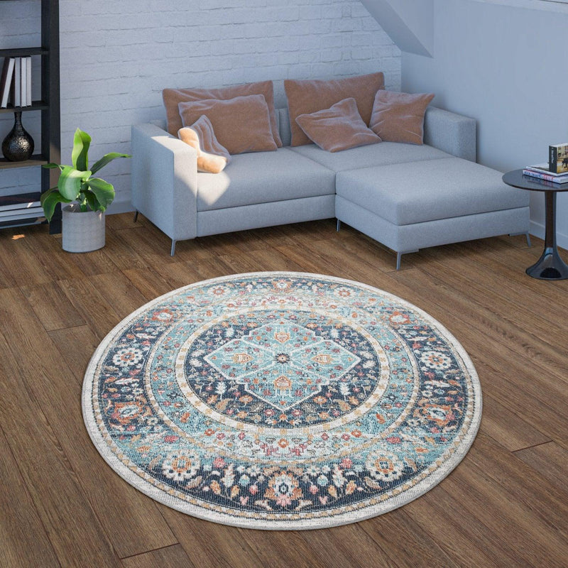 Indoor & Outdoor Rug Torres Oriental Design - Blue Multi