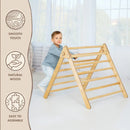 Indoor Montessori Triangle Climbing Ladder for Toddlers 1-7 y.o. by Goodevas