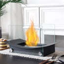14"x7.5"x8" Rectangular Tabletop Fire Bowl Pot by JHY DESIGN