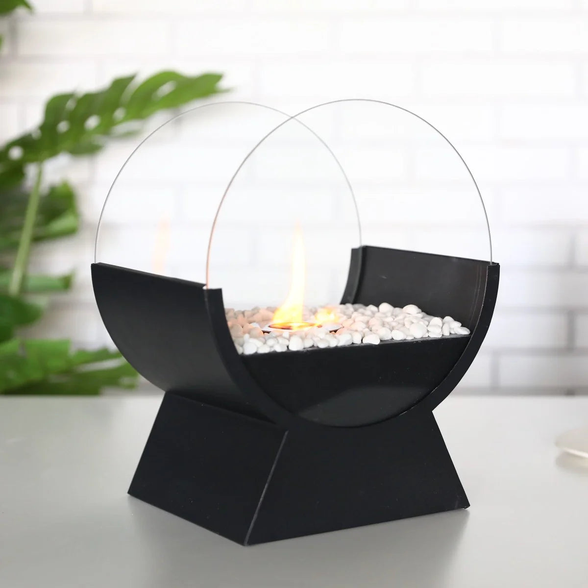13.5" Tall Portable Tabletop Fireplace, photo 3 of 9
