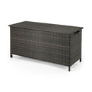 Indoor Outdoor 85 Gallon Storage Container with Waterproof Liner and Universal Wheels by LJGDeals