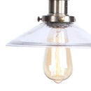GobekUsa Industrial Adjustable LED Wall Sconce with Clear Glass Shade