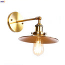 GobekUsa Antique Gold Rustic LED Wall Light for Home Decor