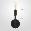 GobekUsa Industrial Antique Metal Wall Lamp for Minimalist Bedroom