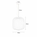 GobekUsa Industrial Birdcage Iron Table Lamp for Bar, Restaurant, Hotel - LED Lighting