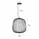 GobekUsa Industrial Birdcage Iron Table Lamp for Bar, Restaurant, Hotel - LED Lighting