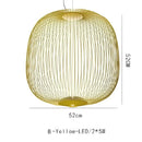 GobekUsa Industrial Birdcage Iron Table Lamp for Bar, Restaurant, Hotel - LED Lighting