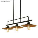 GobekUsa Industrial Style Metal Black Cone Pendant Chandelier - Island Lighting Fixture