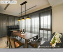 GobekUsa Industrial Black 3-Light Metal Island Pendant with Cone Shade - Perfect for Restaurant Lighting