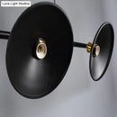 GobekUsa Industrial Black 3-Light Metal Island Pendant with Cone Shade - Perfect for Restaurant Lighting