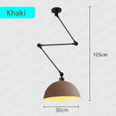 GobekUsa Adjustable Long Arm Pendant Light for Living Room Bedroom Dining Room