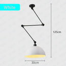 GobekUsa Adjustable Long Arm Pendant Light for Living Room Bedroom Dining Room