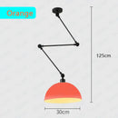 GobekUsa Adjustable Long Arm Pendant Light for Living Room Bedroom Dining Room