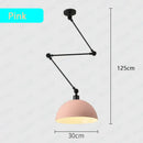 GobekUsa Adjustable Long Arm Pendant Light for Living Room Bedroom Dining Room
