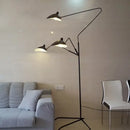 GobekUsa Adjustable Spider Arm Tripod Floor Lamp for Industrial Nordic Decor
