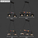 GobekUsa Industrial Style Hanging Light with Metal Black Finish and Billiard Ball Deco