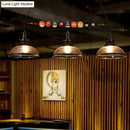 GobekUsa Industrial Style Hanging Light with Metal Black Finish and Billiard Ball Deco