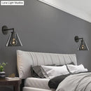 GobekUsa Minimalistic Brass Wall Sconce with Clear Glass for Bedside Lighting