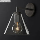 GobekUsa Minimalistic Brass Wall Sconce with Clear Glass for Bedside Lighting