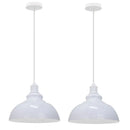GobekUsa Industrial Loft Iron Pendant Lights for Dining Room, Cafe, Kitchen - Set of 2