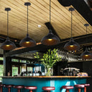 GobekUsa Industrial Loft Iron Pendant Lights for Dining Room, Cafe, Kitchen - Set of 2