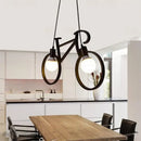 GobekUsa Industrial Bicycle Pendant Light for Living Room, Restaurant, and Bar