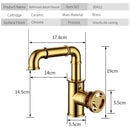 GobekUsa Black Brass Basin Faucet: Hot Cold Mixer Tap, Contemporary Style