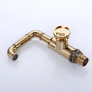GobekUsa Black Brass Basin Faucet: Hot Cold Mixer Tap, Contemporary Style