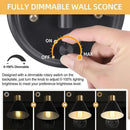GobekUsa Dimmable Wall Lamp with Replaceable Bulb & Adjustable Angle