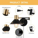 GobekUsa Dimmable Wall Lamp with Replaceable Bulb & Adjustable Angle