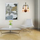 GobekUsa Contemporary LED Wall Sconce Light with Curved Brass Arm - Clear Glass Bulb, 1/2/3 Lights