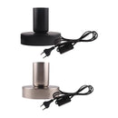 Industrial black & bronze desk lamp base bedroom vintage light by Decorbites